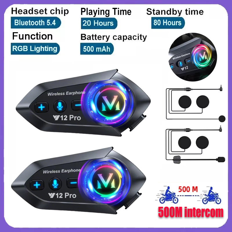 Full Face Motorcycle Helmet With Bluetooth - سماعة رأس للدراجات النارية Y20 Pro