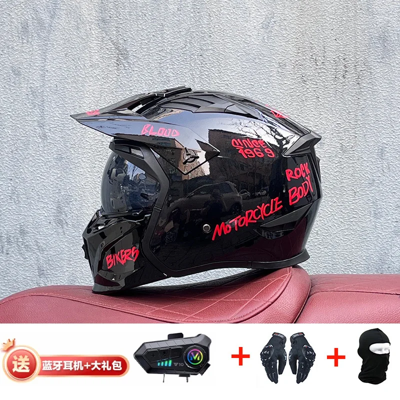Orz خوذة بلوتوث على الطرق الوع - مراجعة Full Face Motorcycle Helmet With Bluetooth وسعره