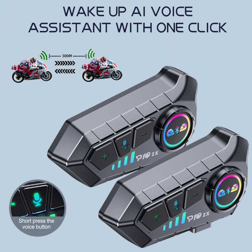 Y10 2x دراجة نارية إنترفون سما - مراجعة Full Face Motorcycle Helmet With Bluetooth وسعره